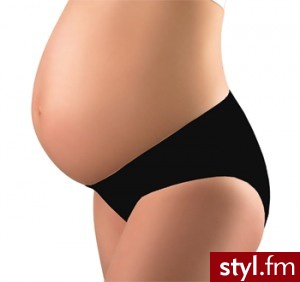 BabyOno figi ciążowe pod brzuch CZARNE 508 - Majtki Bielizna Moda