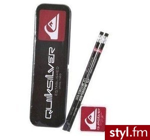 Quiksilver zestaw akcesoriów szkolnych BIG QUIK PACK X6 black - Torby podróżne Torebki Moda