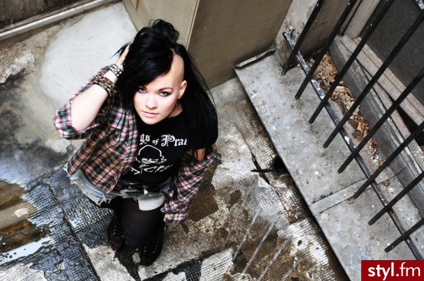 Punk Rock Alternatywne Średnie Fryzury