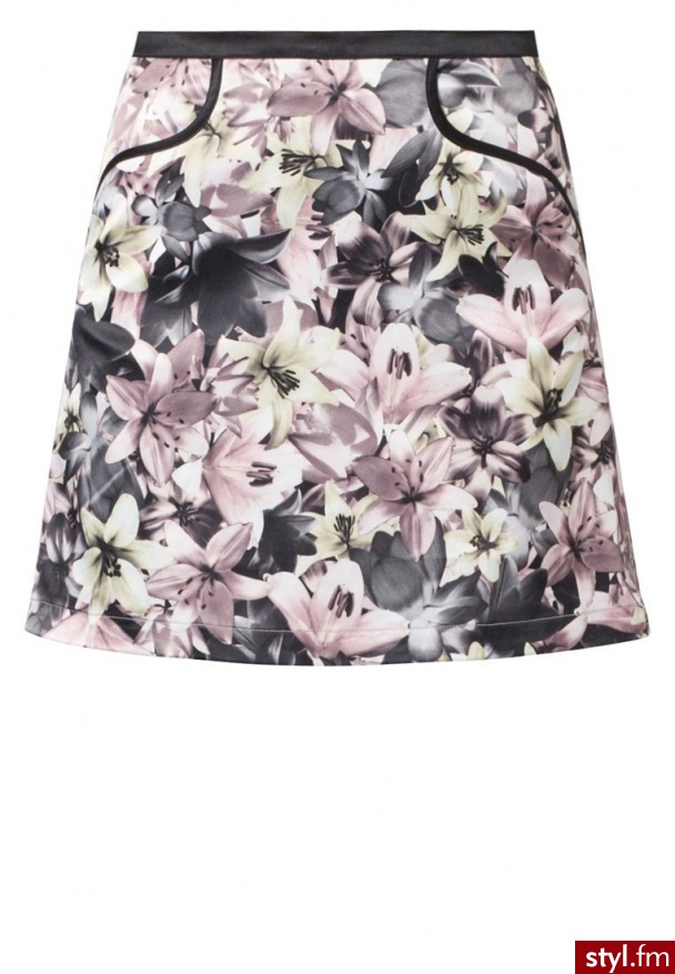 Zalando Collection Spódnica trapezowa kolorowy Biały Minispódniczki - Pozostałe Spódnice Moda