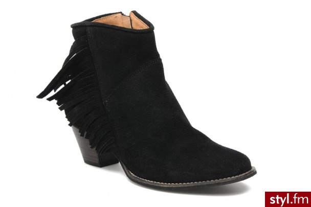 Addict-Initial Półbuty i botki Amalia (Czarny) - Botki Buty Moda