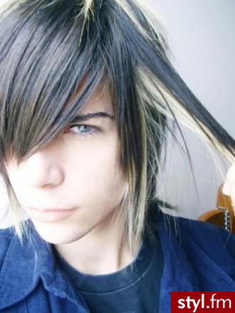 EMO Alternatywne Średnie Fryzury