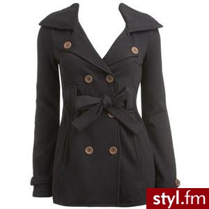 Belted Fleece Trench Jacket - Wet Seal - Polyvore. Pobrano ze strony: http://www.polyvore.com/belted_fleece_trench_jacket_wet/thing?id=22832403 - Pozostałe Ciuchy Moda