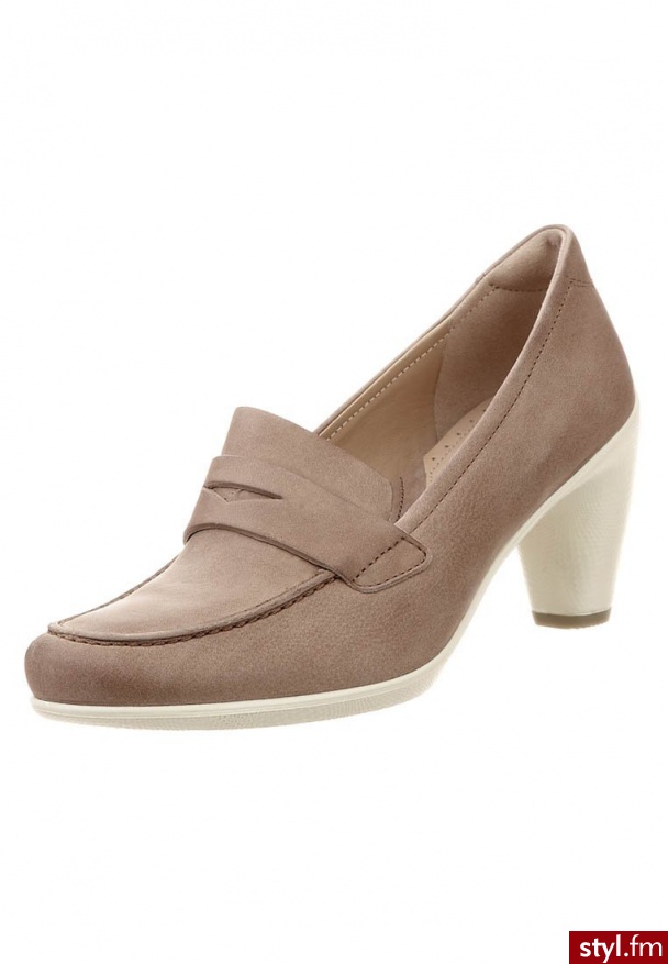 ecco SCULPTURED 65 Czółenka brązowy - Czółenka Buty Moda