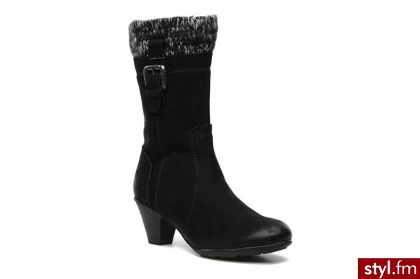 Jana PÓŁBUTY I BOTKI INVISO BY JANA (Czarny) - Botki Buty Moda