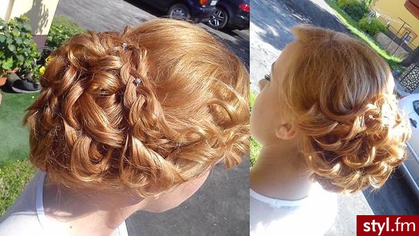 Blond Upięcie Kręcone Ślubne Długie Fryzury