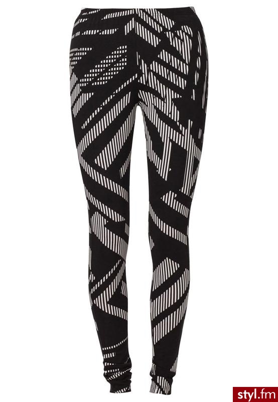 Even&Odd Legginsy czarny EV2-0313-0506 Czarny - Leginsy Spodnie Moda