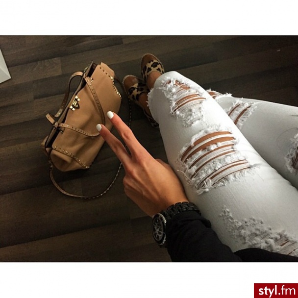 Jeansy Spodnie Moda
