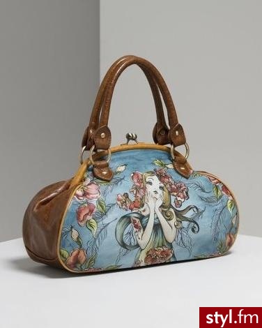 Piękna torebka od Isabelli Fiore z jej własnym artworkiem. Cena: $495 - Pozostałe Torebki Moda