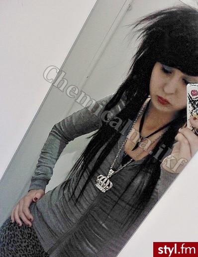 <3 - EMO Alternatywne Średnie Fryzury