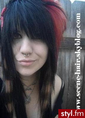 scene hairstyle - EMO Alternatywne Średnie Fryzury