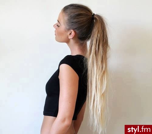 Blond Upięcie Proste Na co dzień Długie Fryzury