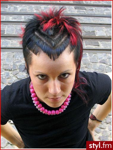 Punk Rock Alternatywne Średnie Fryzury