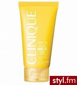 Clinique Face/Body Cream Sun SPF15 Krem do twarzy i ciala zapewniajacy ochrone przed promieniowaniem UV 150 ml - Emu Buty Moda