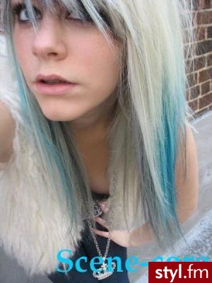 EMO Alternatywne Średnie Fryzury