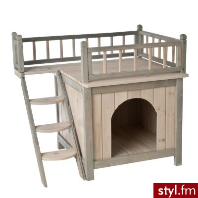 Domek dla kota z legowiskiem Prince - Dł. x szer. x wys.: 73 x 56 x 65 cm - Bransoletki Biżuteria Moda