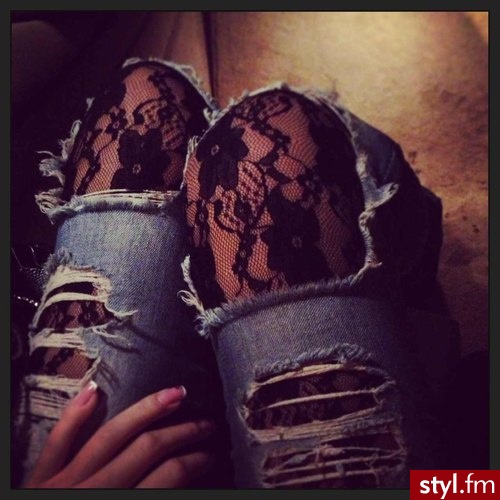 Jeansy Spodnie Moda