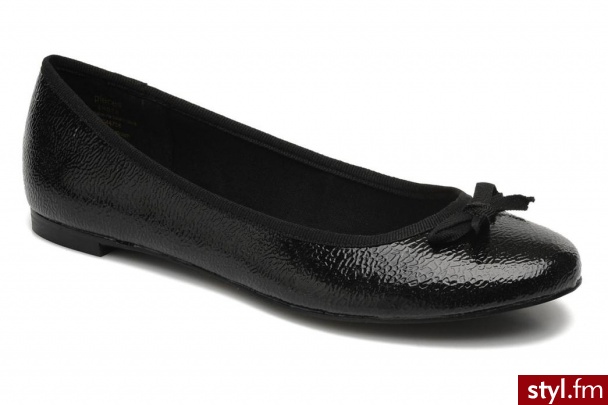 Pieces BALERINKI ARIANA BY (Czarny) - Balerinki Buty Moda