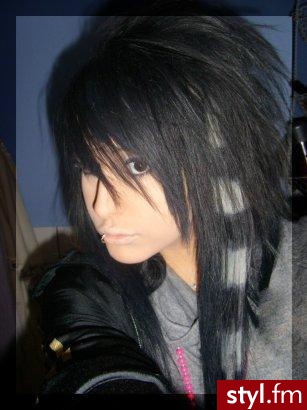 EMO Alternatywne Średnie Fryzury