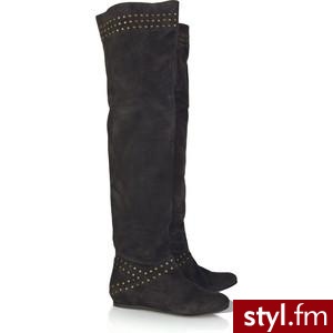 See by Chloé Studded over-the-knee suede boots - See by Chloe - Polyvore. Pobrano ze strony: http://www.polyvore.com/cgi/thing?id=19781647 - Pozostałe Buty Moda