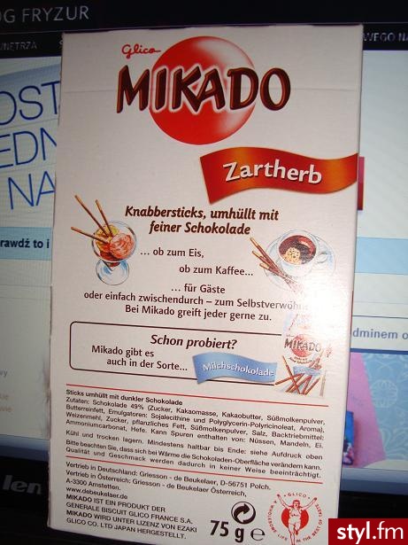 Europejska wersja Pocky. - Misz-masz
