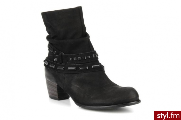 Ara PÓŁBUTY I BOTKI FLO STRAP BY ARA (Czarny) - Botki Buty Moda