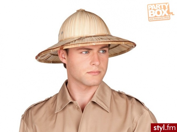 Kapelusz SAFARI słomkowy - Nakrycia głowy Dodatki Moda