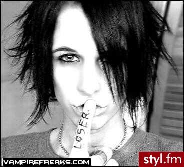 EMO Alternatywne Średnie Fryzury