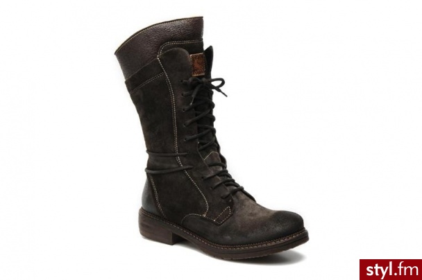 Manas PÓŁBUTY I BOTKI SECA BY MANAS (Brązowy) - Botki Buty Moda