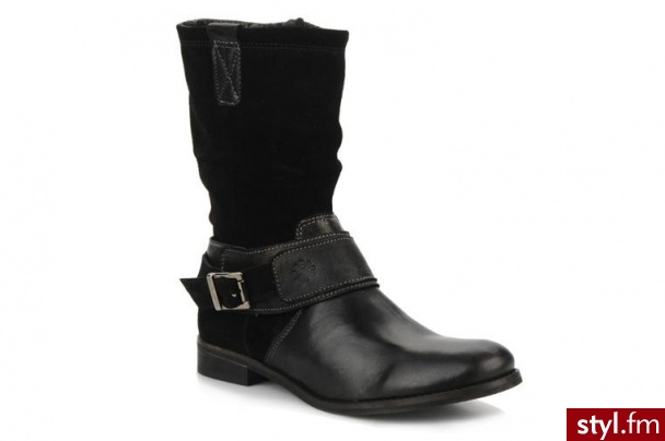 Acebo's PÓŁBUTY I BOTKI SERGIO BY ACEBO'S (Czarny) - Botki Buty Moda