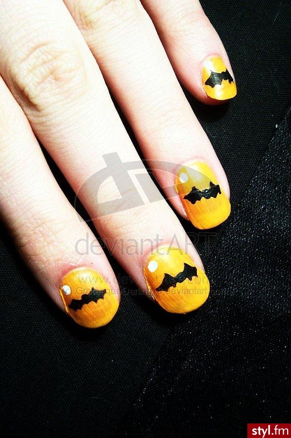 Paznokcie \"Batman\" - Paznokcie