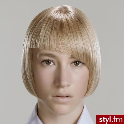Blond Rozpuszczone Proste Na co dzień Średnie Fryzury