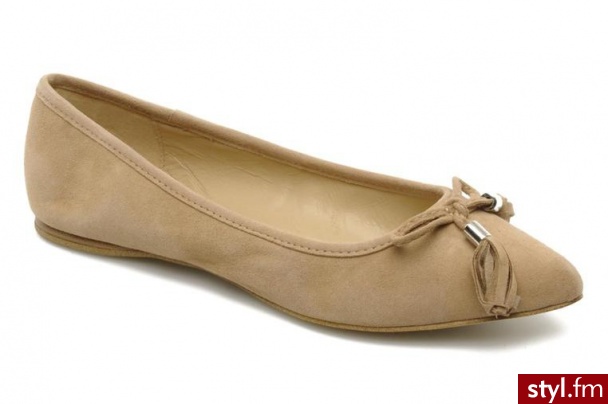 Georgia Rose BALERINKI SOLICE BY GEORGIA ROSE (Beżowy) - Balerinki Buty Moda