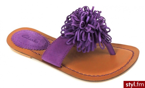 Clarks Japonki 3810115D - Klapki Buty Moda