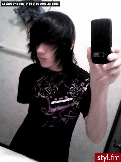 EMO Alternatywne Średnie Fryzury
