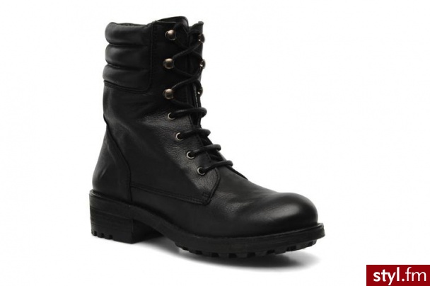 Valensi PÓŁBUTY I BOTKI VERSALLES BY VALENSI (Czarny) - Botki Buty Moda