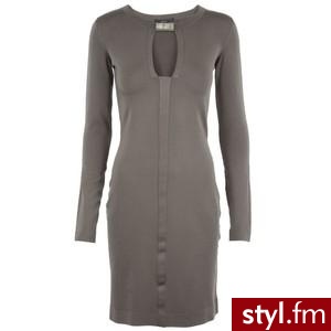 GUCCI AW10/249102 2800 TORTORA VISCOSE/NYLON/POLYAMIDE DRESS - Polyvore. Pobrano ze strony: http://www.polyvore.com/cgi/thing?id=22691442 - Pozostałe Ciuchy Moda
