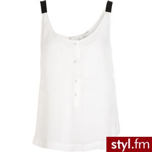 A.L.C. Button Tank - Polyvore. Pobrano ze strony: http://www.polyvore.com/button_tank/thing?id=25592327 - Pozostałe Ciuchy Moda