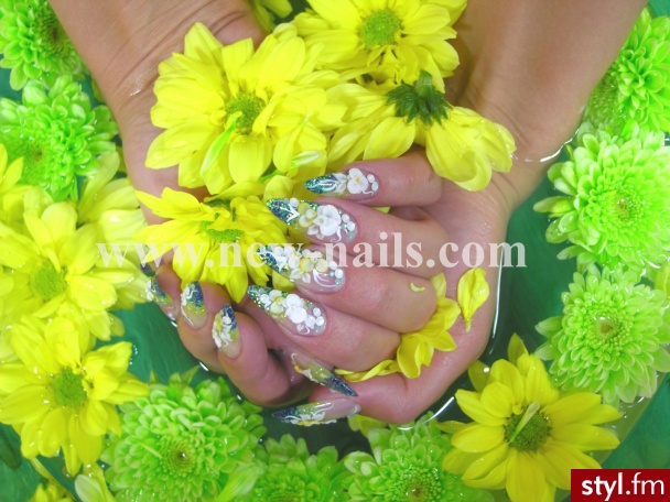 paznokcie wykonała: Małgorzata Chojka - Instruktor NEW NAILS. SZKOŁA STYLIZACJI PAZNOKCI I SKLEP FIRMOWY NEW NAILS - - ul.Grzybowska 2/1, 00-131 Warszawa tel: +48 22 408 88 61 fax: +48 22 408 88 62 - - szkolenia@new-nails.com www.new-nails.com - Paznokcie