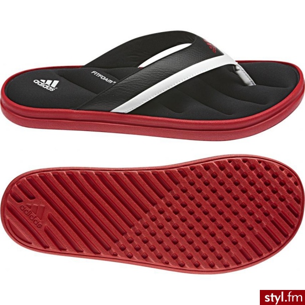 Adidas Klapki japonki zeitfrei Thong FF Q23223 40,5 - Klapki Buty Moda