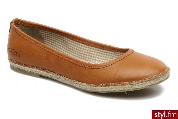 Kickers Balerinki BIRD by (Pomarańczowy) - Balerinki Buty Moda