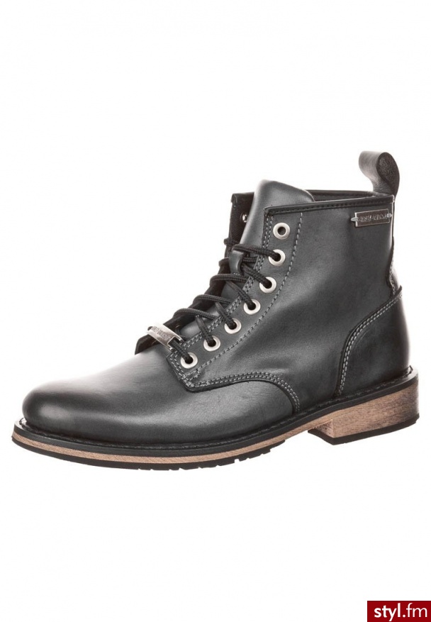 Harley Davidson JOSHUA Botki i Ankle Boots czarny - Botki Buty Moda