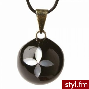 Babylonia Wisiorek Bola - Kwiat Czarna Perła 5776 - Wisiorki Biżuteria Moda