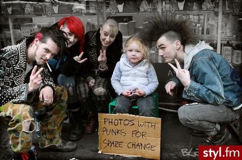 Punk Rock Alternatywne Średnie Fryzury