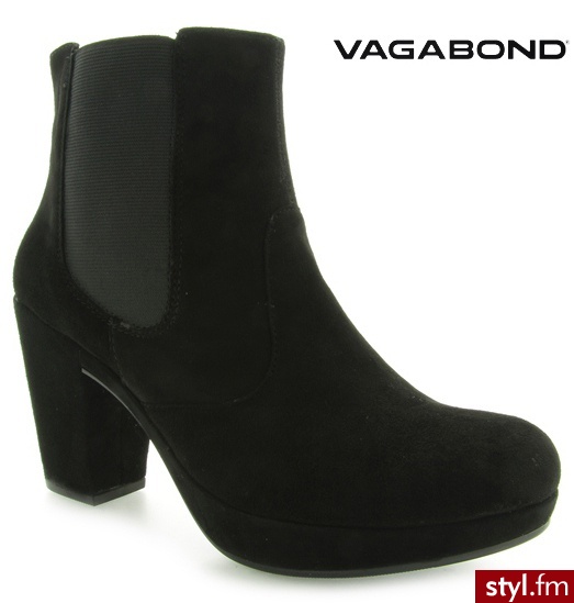 Vagabond BOTKI VARLYN BLACK - Botki Buty Moda