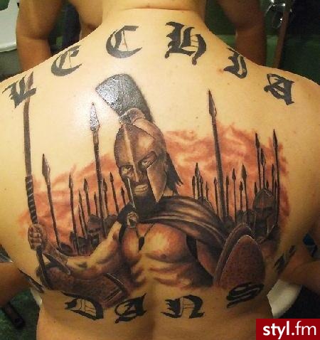 (\",). Tatuaże kibiców - Tatuaże