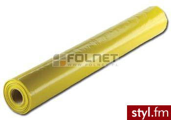 Folia paroizolacyjna żółta PE TYP 200 2m x 50m 2m x 50m - Bransoletki Biżuteria Moda