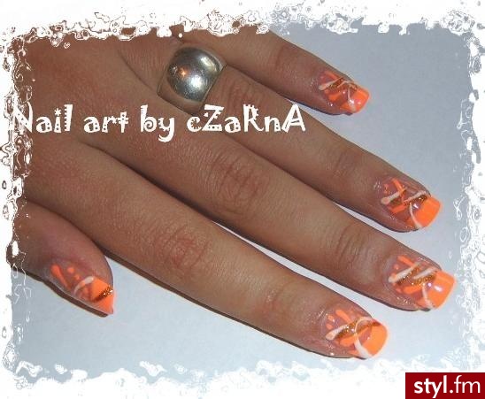 Orange - Paznokcie