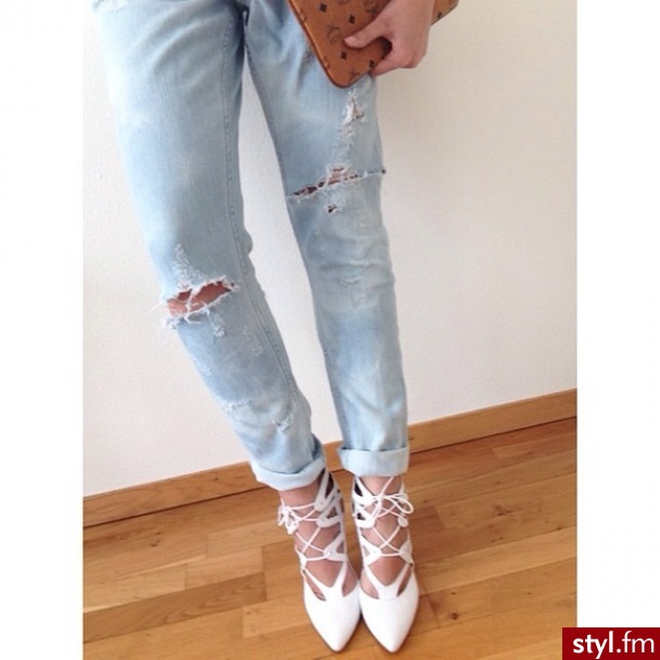 Jeansy Spodnie Moda