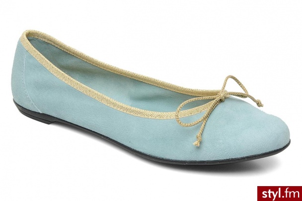 Valensi Balerinki Venina (Niebieski) - Balerinki Buty Moda